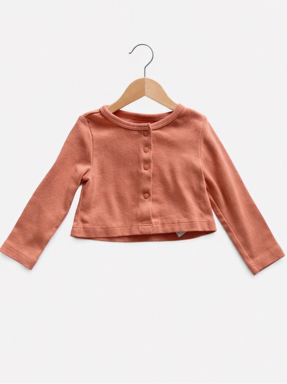 10/$15 Carter's Long Sleeve Peach Cardigan